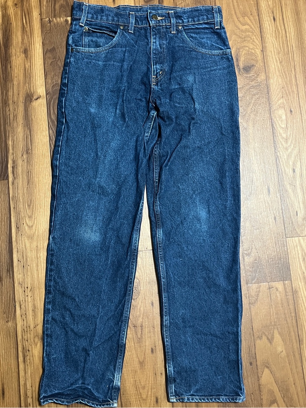 Prison Blues Jeans Men 34x31 Blue Straight Leg USA Made Workwear Denim PRSN BLU